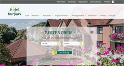 Desktop Screenshot of hotelamkurpark.net